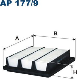 Filtron AP177/9 - Gaisa filtrs adetalas.lv