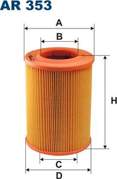 Filtron AR353 - Gaisa filtrs adetalas.lv