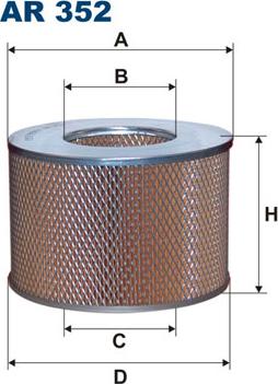 Filtron AR352 - Gaisa filtrs adetalas.lv