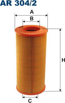 Filtron AR304/2 - Gaisa filtrs adetalas.lv