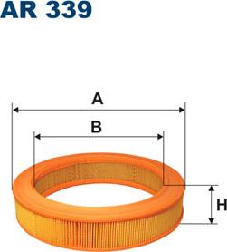 Filtron AR339 - Gaisa filtrs adetalas.lv