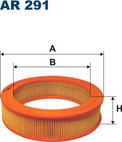 Filtron AR291 - Gaisa filtrs adetalas.lv