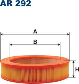 Filtron AR292 - Gaisa filtrs adetalas.lv