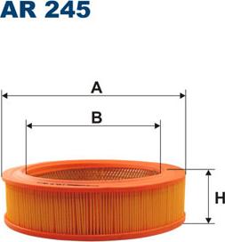 Filtron AR245 - Gaisa filtrs adetalas.lv