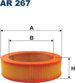 Filtron AR267 - Gaisa filtrs adetalas.lv