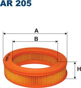 Filtron AR205 - Gaisa filtrs adetalas.lv