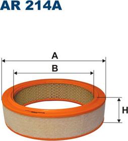 Filtron AR214A - Gaisa filtrs adetalas.lv