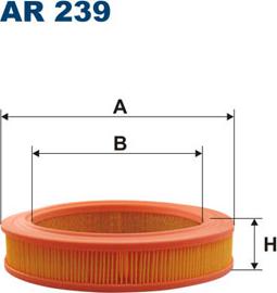 Filtron AR239 - Gaisa filtrs adetalas.lv