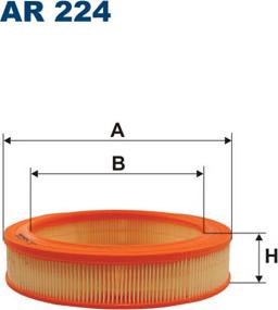 Filtron AR224 - Gaisa filtrs adetalas.lv