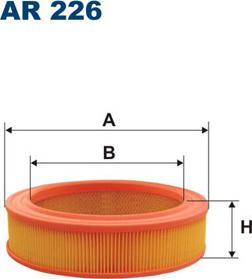 Filtron AR226 - Gaisa filtrs adetalas.lv