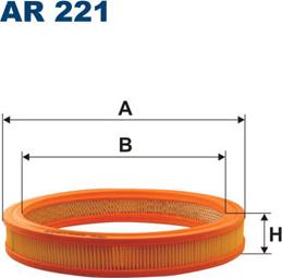 Filtron AR221 - Gaisa filtrs adetalas.lv