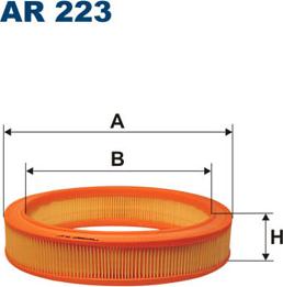 Filtron AR223 - Gaisa filtrs adetalas.lv