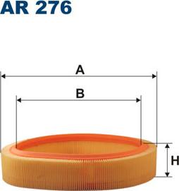 Filtron AR276 - Gaisa filtrs adetalas.lv