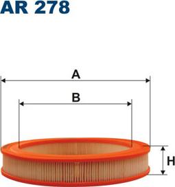 Filtron AR278 - Gaisa filtrs adetalas.lv