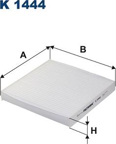 Filtron K 1444 - Filtrs, Salona telpas gaiss adetalas.lv