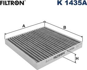 Filtron K 1435A - Filtrs, Salona telpas gaiss adetalas.lv