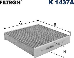 Filtron K 1437A - Filtrs, Salona telpas gaiss adetalas.lv