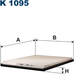 Filtron K1095 - Filtrs, Salona telpas gaiss adetalas.lv