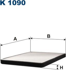 Filtron K1090 - Filtrs, Salona telpas gaiss adetalas.lv