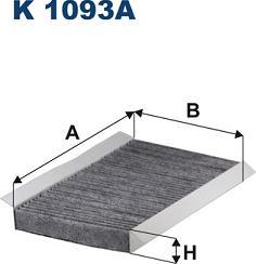 Filtron K1093A - Filtrs, Salona telpas gaiss adetalas.lv