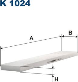 Filtron K1024 - Filtrs, Salona telpas gaiss adetalas.lv