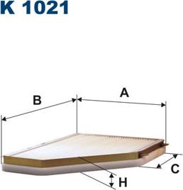 Filtron K1021 - Filtrs, Salona telpas gaiss adetalas.lv