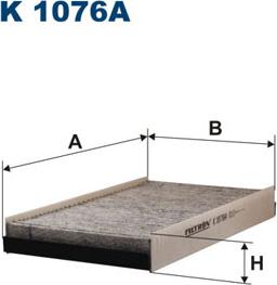 Filtron K1076A - Filtrs, Salona telpas gaiss adetalas.lv