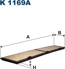 Filtron K1169A - Filtrs, Salona telpas gaiss adetalas.lv