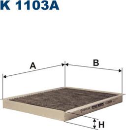 Filtron K1103A - Filtrs, Salona telpas gaiss adetalas.lv