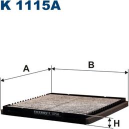 Filtron K1115A - Filtrs, Salona telpas gaiss adetalas.lv