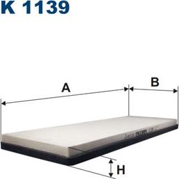 Filtron K1139 - Filtrs, Salona telpas gaiss adetalas.lv