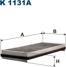 Filtron K1131A - Filtrs, Salona telpas gaiss adetalas.lv