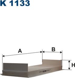 Filtron K1133 - Filtrs, Salona telpas gaiss adetalas.lv