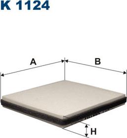 Filtron K1124 - Filtrs, Salona telpas gaiss adetalas.lv