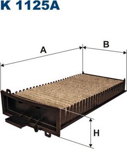 Filtron K1125A - Filtrs, Salona telpas gaiss adetalas.lv