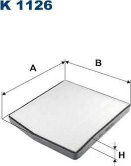 Filtron K1126 - Filtrs, Salona telpas gaiss adetalas.lv