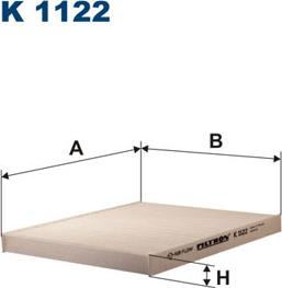 Filtron K1122 - Filtrs, Salona telpas gaiss adetalas.lv