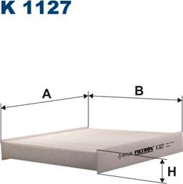 Filtron K1127 - Filtrs, Salona telpas gaiss adetalas.lv