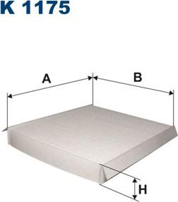 Filtron K1175 - Filtrs, Salona telpas gaiss adetalas.lv