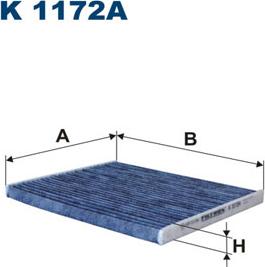 Filtron K1172A - Filtrs, Salona telpas gaiss adetalas.lv