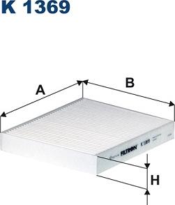 Filtron K1369 - Filtrs, Salona telpas gaiss adetalas.lv