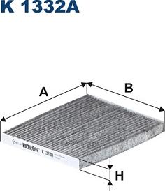 Filtron K1332A - Filtrs, Salona telpas gaiss adetalas.lv