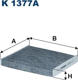 Filtron K1377A - Filtrs, Salona telpas gaiss adetalas.lv