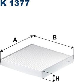 Filtron K1377 - Filtrs, Salona telpas gaiss adetalas.lv