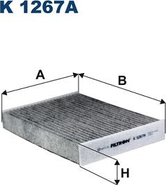 Filtron K1267A - Filtrs, Salona telpas gaiss adetalas.lv