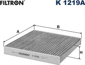 Filtron K 1219A - Filtrs, Salona telpas gaiss adetalas.lv