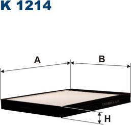 Filtron K1214 - Filtrs, Salona telpas gaiss adetalas.lv