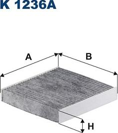 Filtron K 1236A - Filtrs, Salona telpas gaiss adetalas.lv