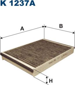 Filtron K1237A - Filtrs, Salona telpas gaiss adetalas.lv