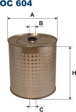 Filtron OC604 - Eļļas filtrs adetalas.lv